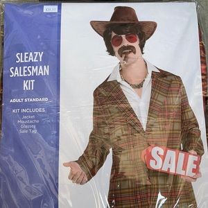 Sleazy Salesman Adult Costume Kit! New!